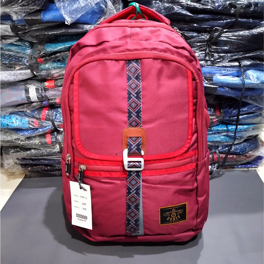 Ransel Laptop Tas Gendong Sekolah Genic 29470