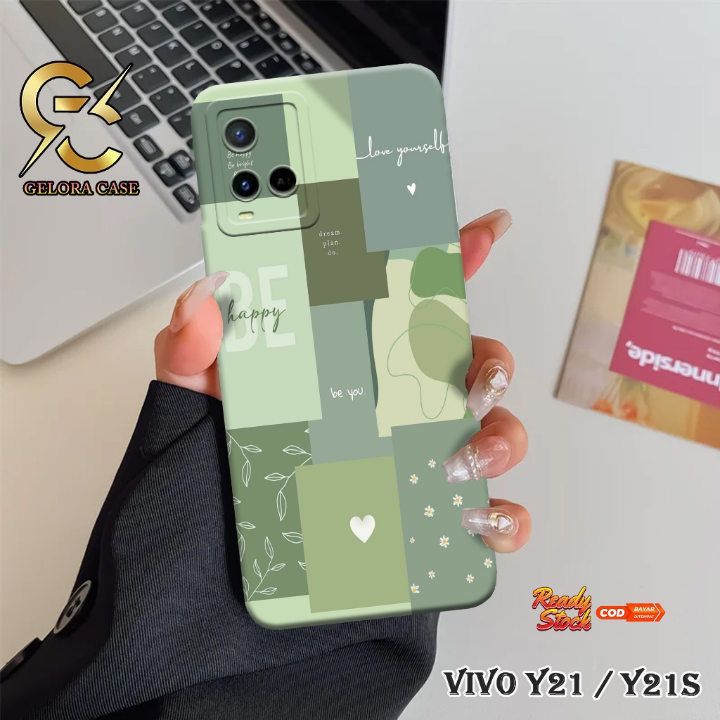 Case Vivo Y21 / Y21S Terbaru - Casing Vivo Y21 / Y21S - Motif case AESTHETIC - Vivo - Softcase Vivo 