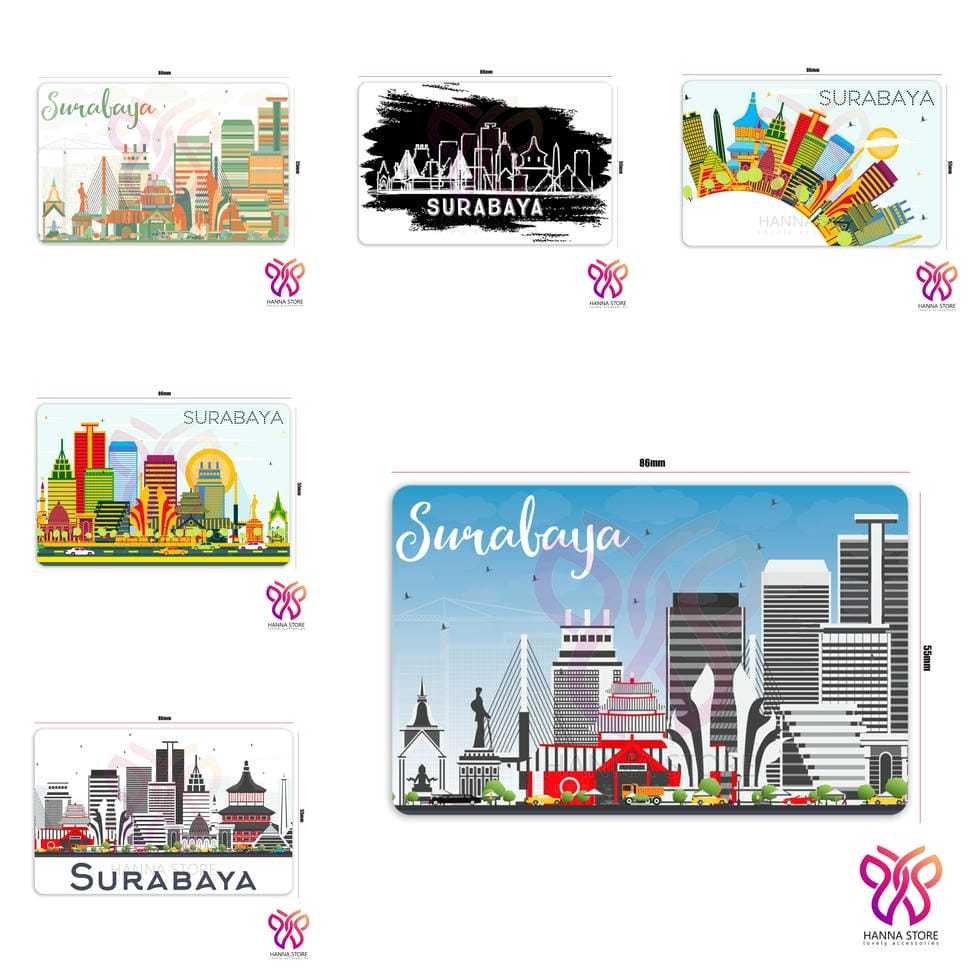 Magnet Tempelan Kulkas Souvenir surabaya