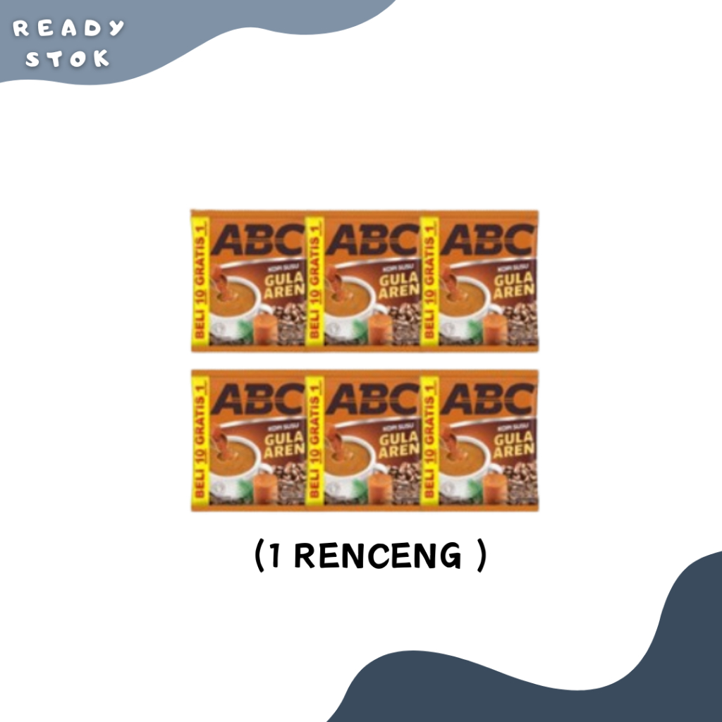 

ABC Kopi Susu Gula Aren 10+1x27gr (1Renceng)