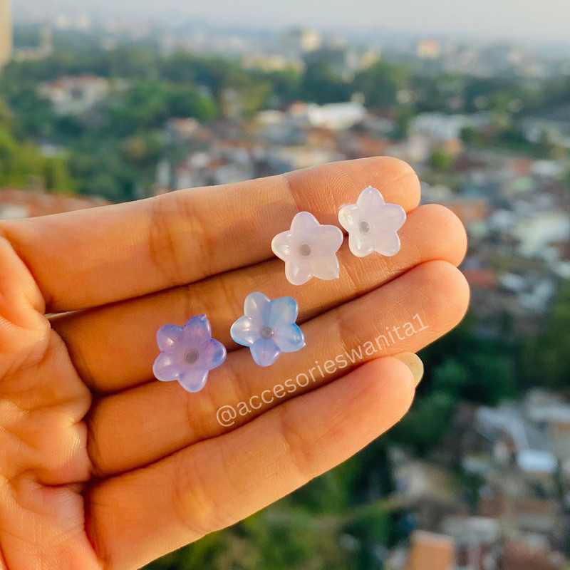 Anting Bunga Tulip Kecil Korea Anting Tusuk Fashion