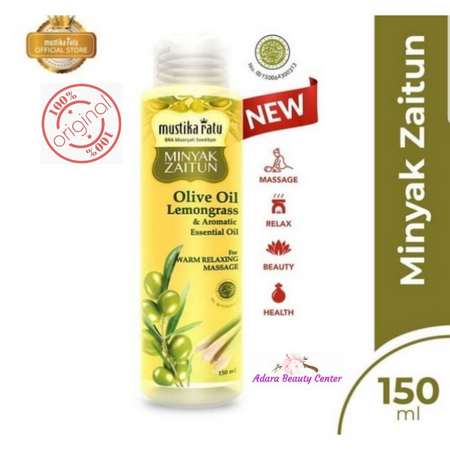 MUSTIKA RATU MINYAK ZAITUN OLIVE OIL LEMONGRASS 150 ML