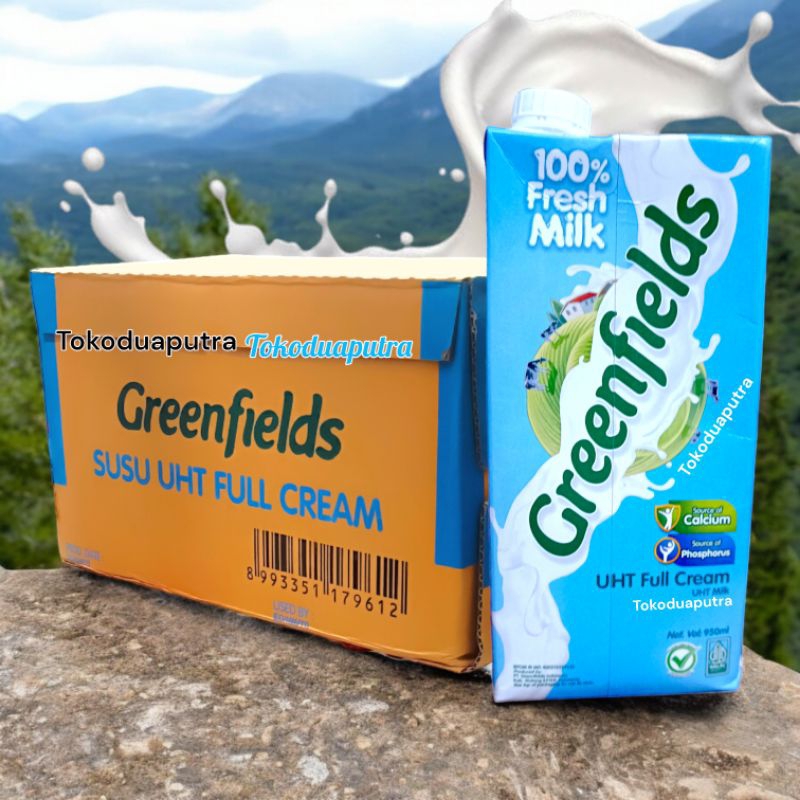 

Susu Greenfields Full Cream 950ML X 12 psc