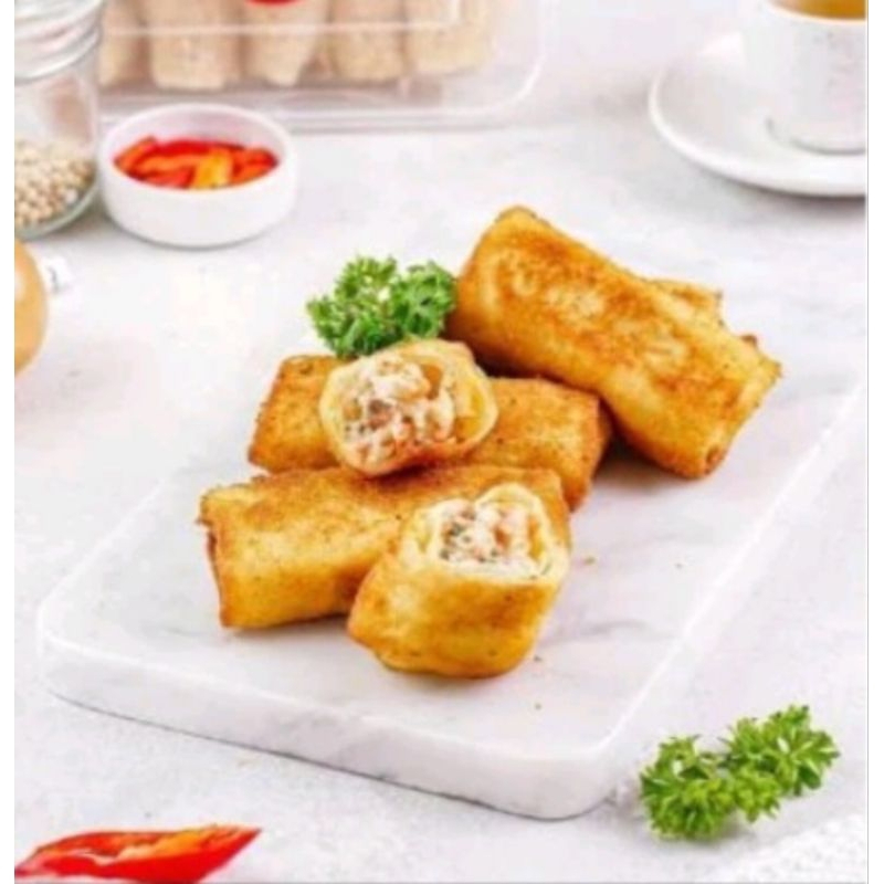 

Risoles Ayam Sayur / Risol Ayam Suir / Rogut Isi Ayam Sayur 5pcs