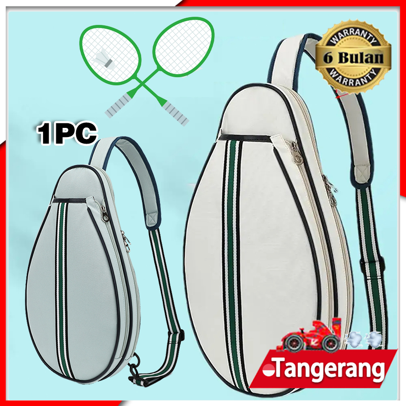 Tas Badminton Wanita / Tas Tennis Wanita Ransel Canva Waterproof