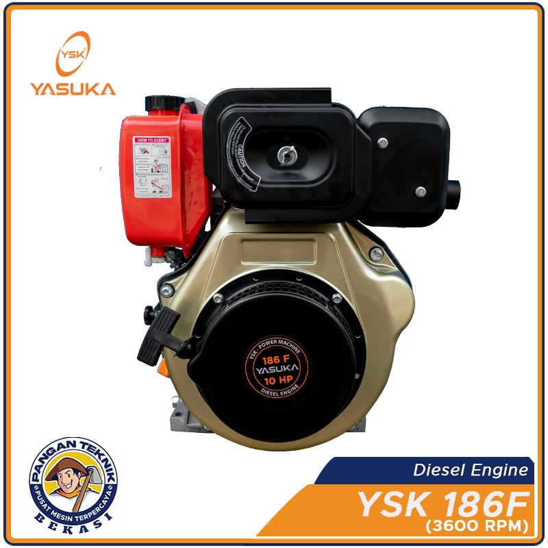 YSK 186F (10 HP) Putaran Cepat | Mesin Penggerak Bensin