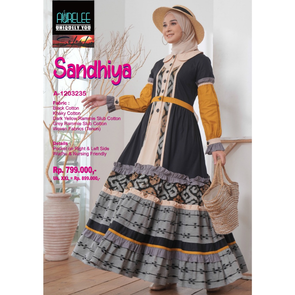 GAMIS DRESS A-1203235 AURELEE