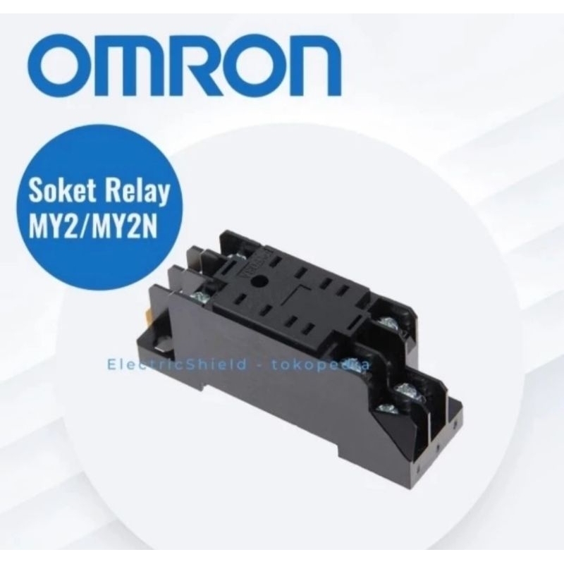 ORIGINAL Socket Relay MY2 / MY2N Kaki 8Pin OMRON