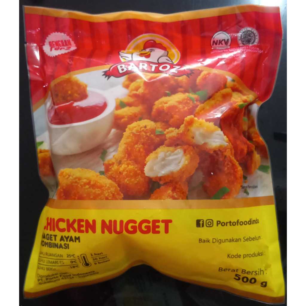 

BARTOZ NUGGET AYAM 500 GRAM