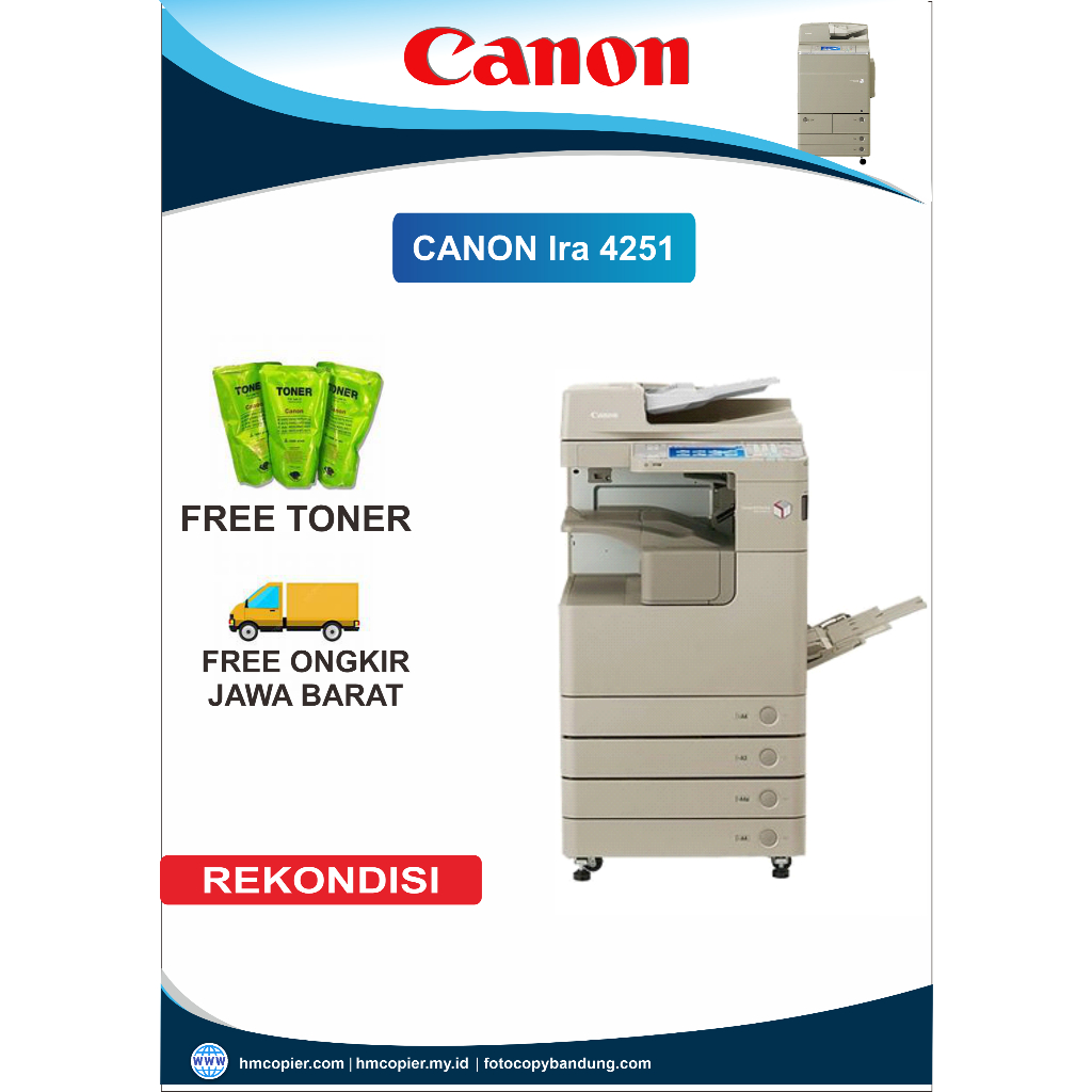 Mesin Fotocopy Canon IRA 4245/4235/4251 Rekondisi