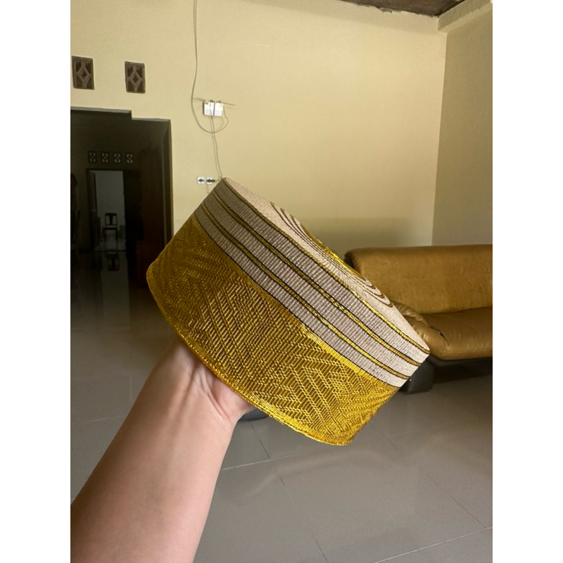 songkok recca tembaga imitasi gold premium