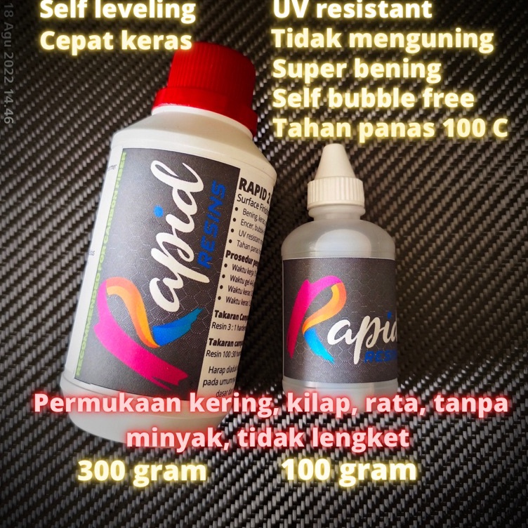 

KODE B29K Art Epoxy Resin Bening Crystal