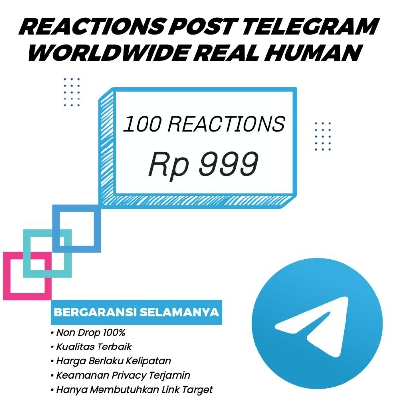 Telegram Post Reactions Real Premium