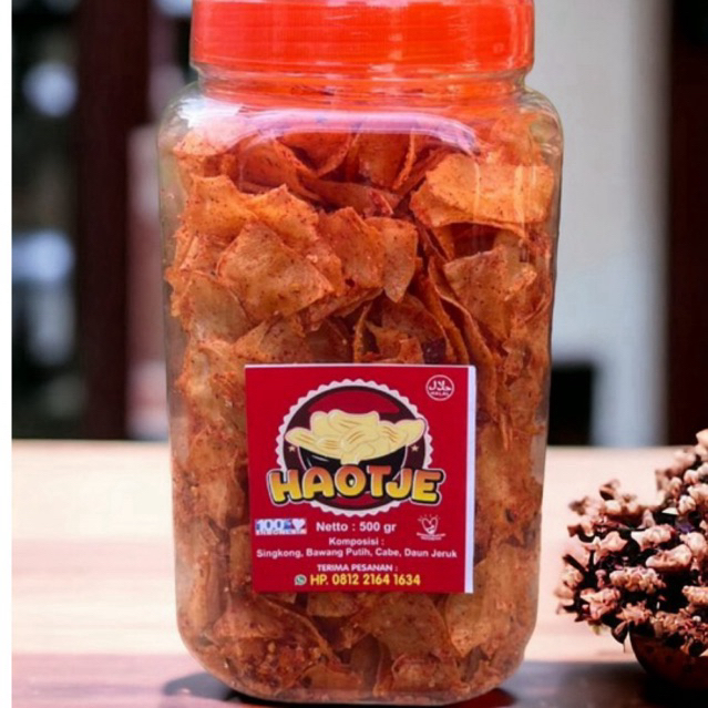 

kripik bumbu cabai kering pedas manis gurih isin toples 2000ml