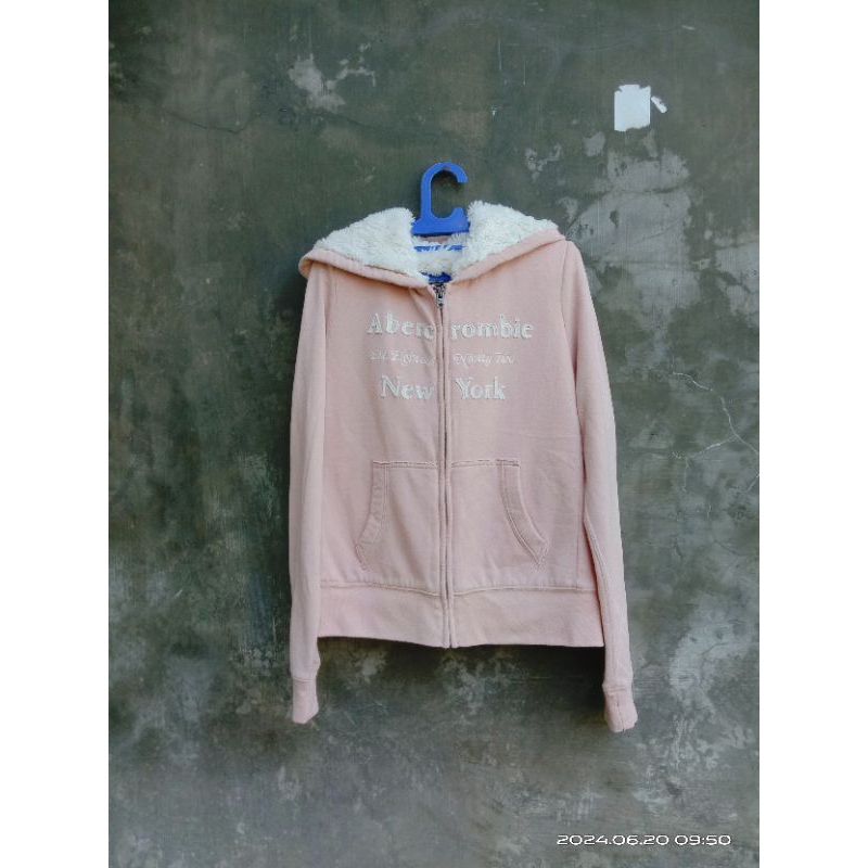 hodie zip Abercrombie sherpa