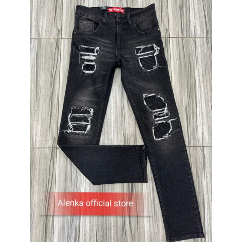 [RIPPED JEANS BIKERS] CELANA JEANS PRIA /CELANA JEANS PRIA SOBEK RIPPED / CELANA ROBEK PRIA