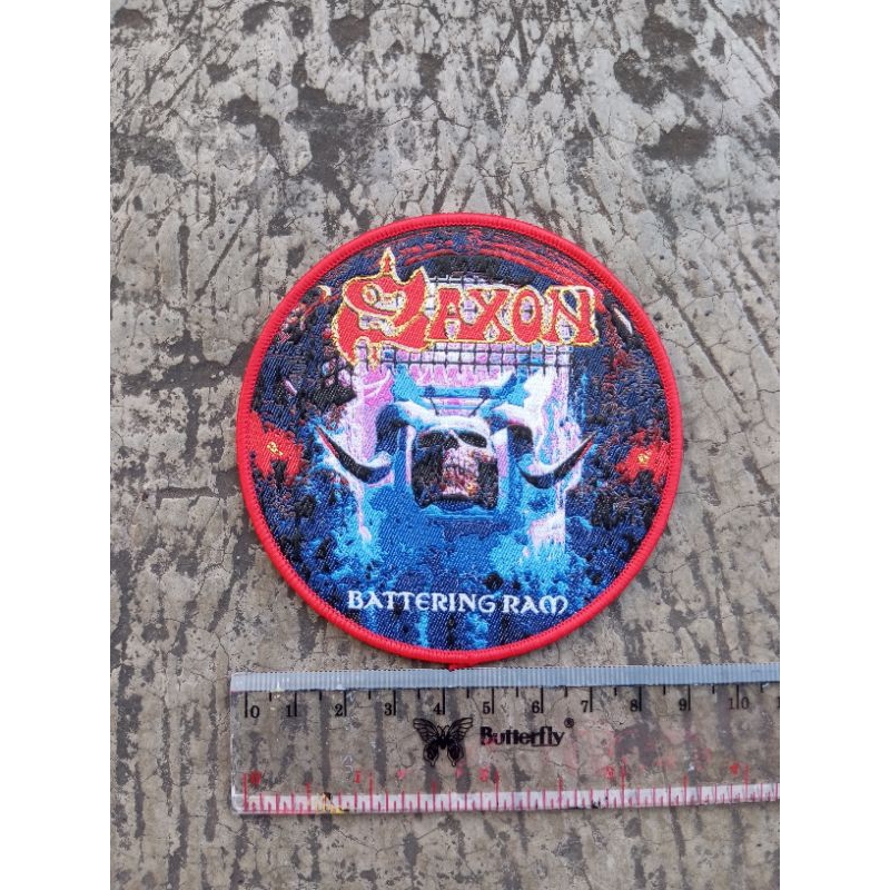 woven patch saxon