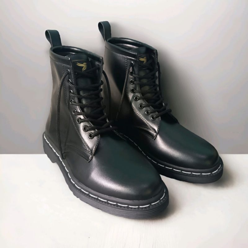 Murah  Sepatu Boots Pria Wanita Unisex Boots Fhasion Stylefootwear Tinggi Hitam Black