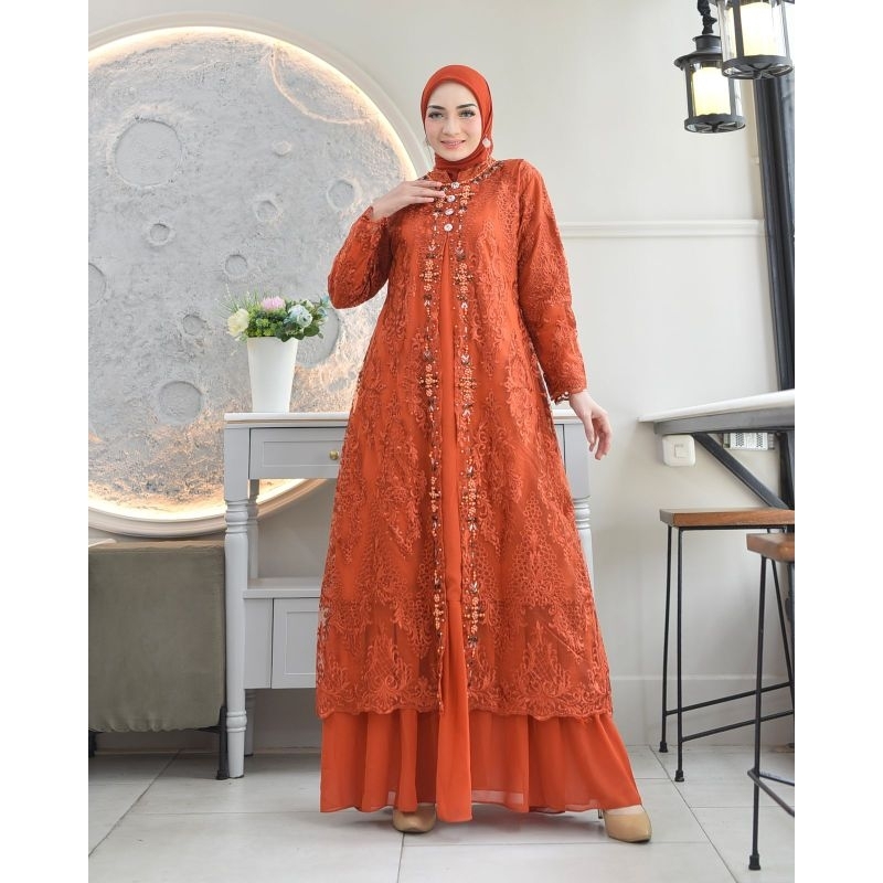 Kebaya Gamis Modern / Kebaya Modern / Gamis Pesta / Gamis Modern / Gamis Brukat / Gamis / Kebaya