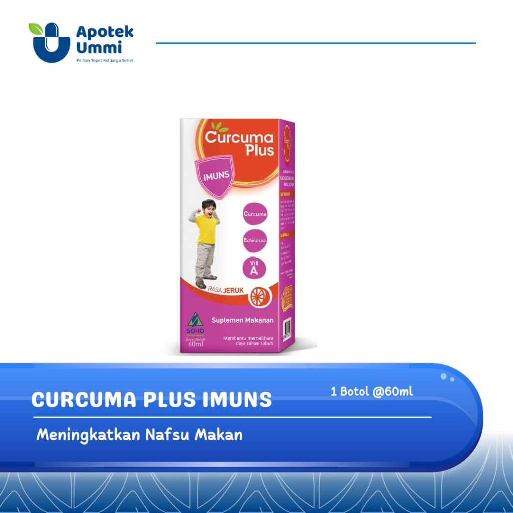 CURCUMA PLUS IMUNS/VITAMIN PENAMBAH NAFSU MAKAN ANAK