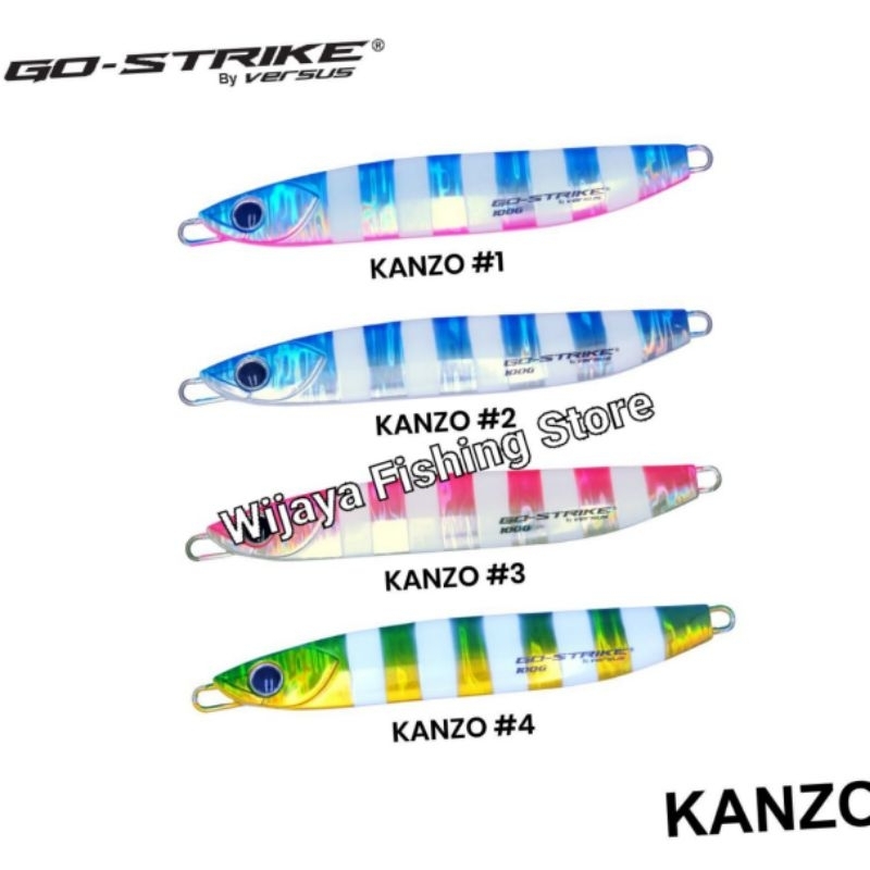 Umpan Pancing Metal Jig Go Strike Versus Kanzo 80 100 120 gram