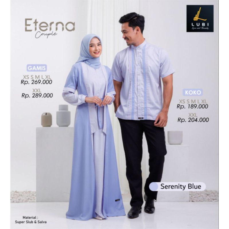 Lubi Eterna Couple | Gamis Lubi | Koko Lubi | Gamis Lubi Premium | Gamis Eterna | Koko Eterna | Gami