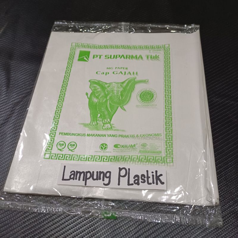 KERTAS NASI KFC GAJAH BUNGKUS NASI MCD