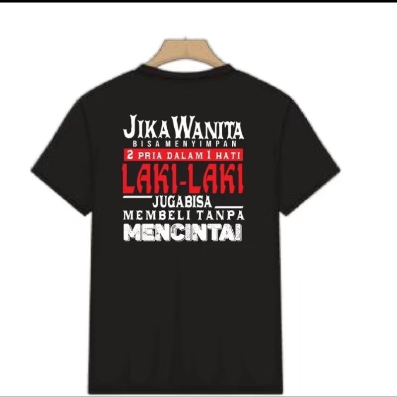 KAOS KORBAN WANITA MANIS BERHATI IBLIS/KAOS DISTRO