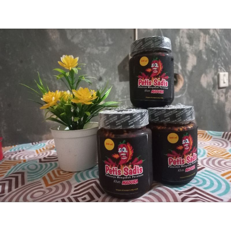 

PAKET OLEH-OLEH/PETIS SADIS/PETIS PEDAS/5 PCS