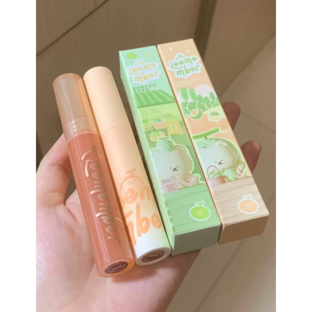 Leemember Cantaloupe Lip Gloss and Matte