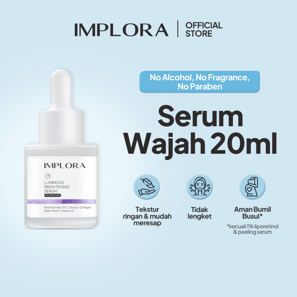 IMPLORA SERUM WAJAH 20 ML ORI BPOM PROMO TERMURAH TERLARIS