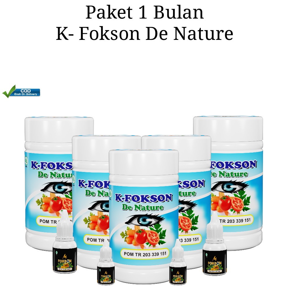 Obat penyakit mata M-fokson de nature untuk Pterygium, Distrofi Kornea, Keratokonus, Ulkus Kornea, K