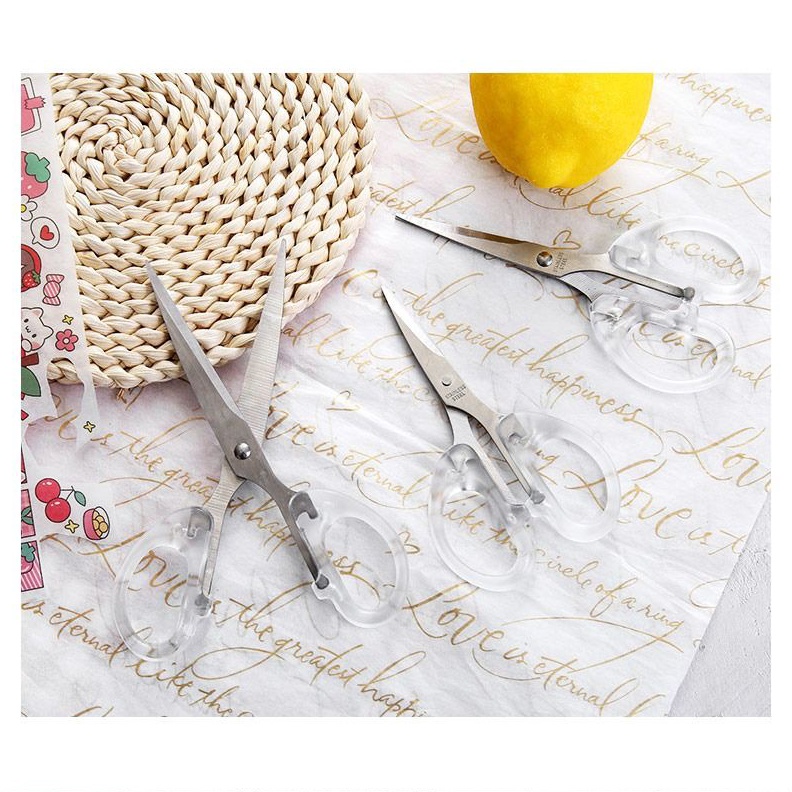 

MURAH MERIAH GUNTING Clear Grip Student Scissors PELAJAR KANTOR
