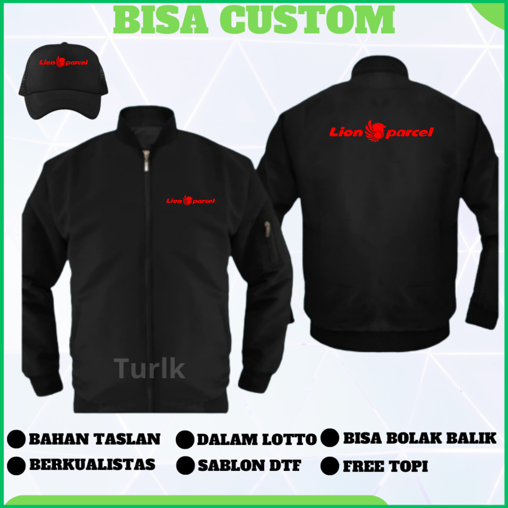 Jaket Lion Parcel Jaket Bomber Lion Parcel Custom