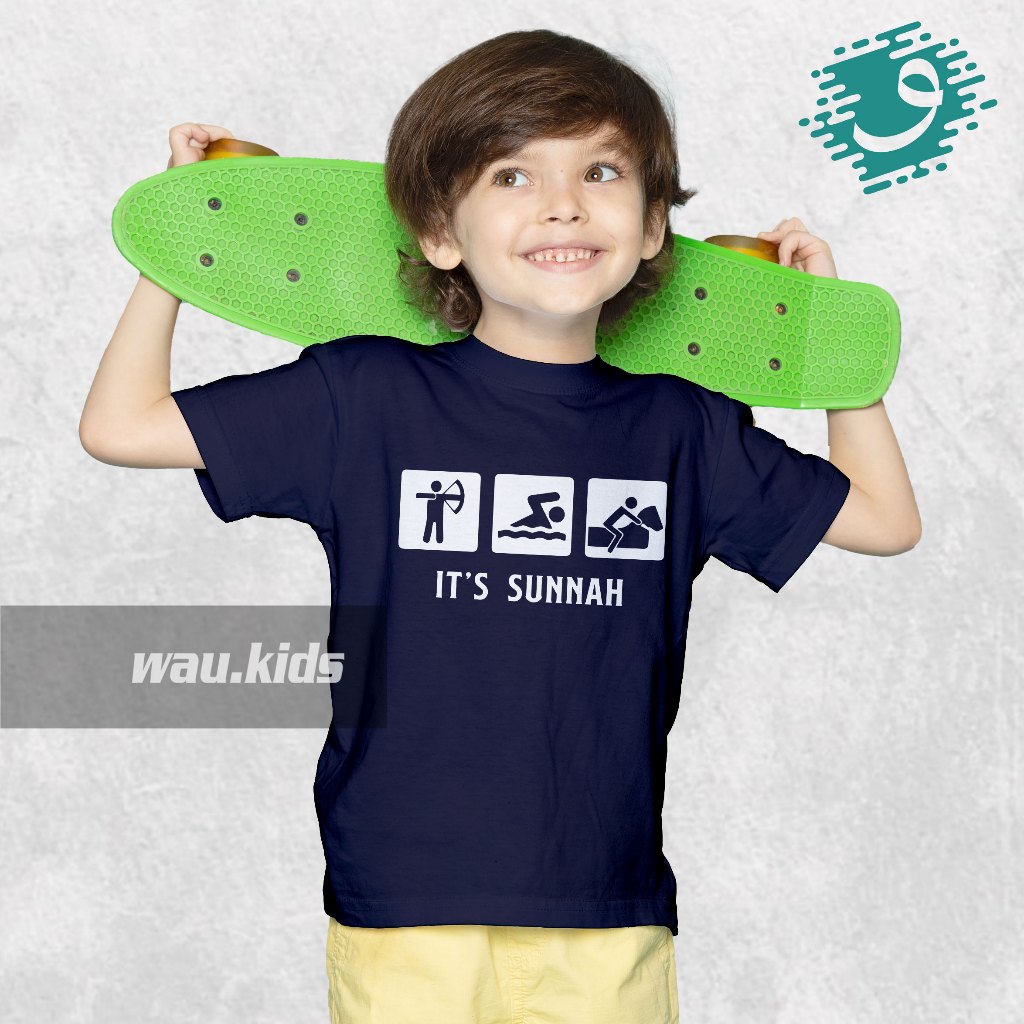 Kaos Dakwah Anak Its Sunnah - Kaos Anak Sunnah - Distro Waucloth