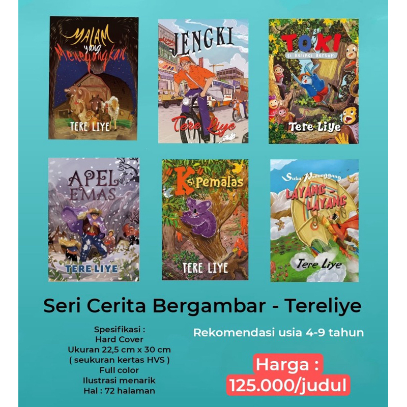 Cergam Tereliye Tere Liye Toki Kelinci Bertopi Dkk