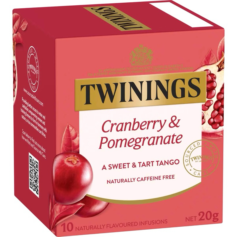 

Twinings Cranberry & Pomegranate Tea Bags 10 Pack - Australia