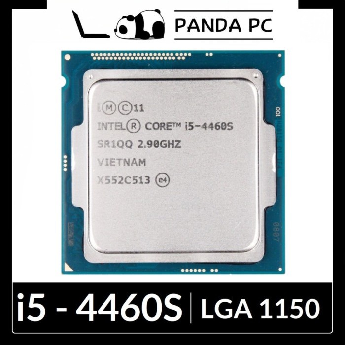 Processor Intel Core i5 4460S Tray Socket Haswell 1150 Not 4460