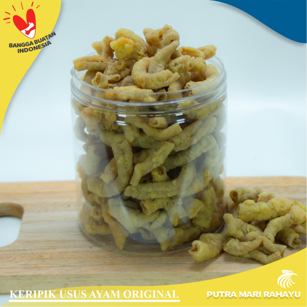 

KERIPIK USUS AYAM ORIGINAL 500 gram camilan makanan ringan