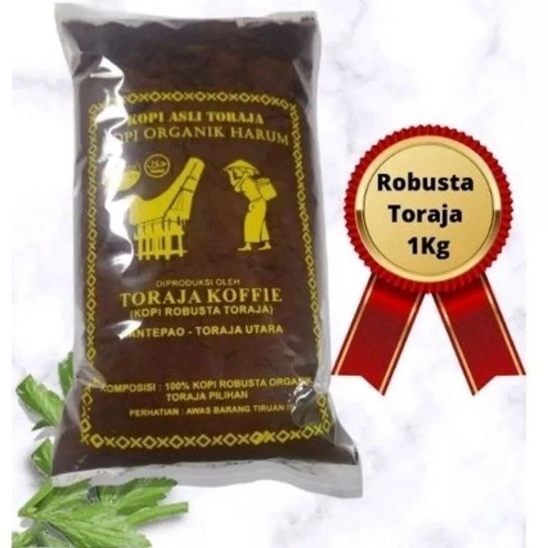 Toraja Koffie Kopi Robusta Toraja Kopi Robusta Bubuk 1 Kg Kopi Toraja Asli Kopi Toraja Robusta