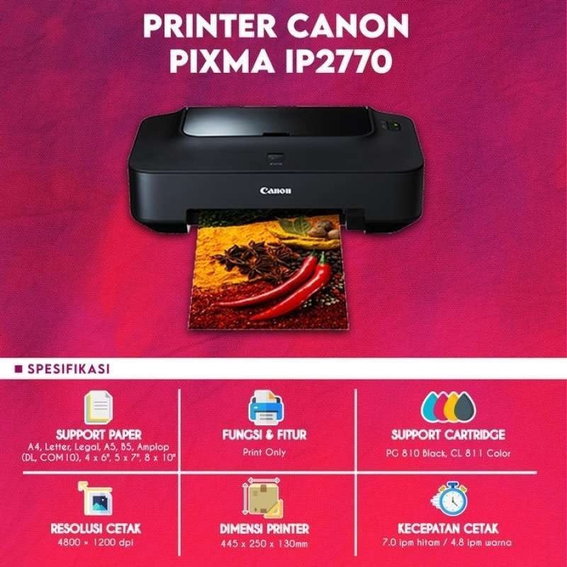 PRINTER CANON IP 2770 NEW