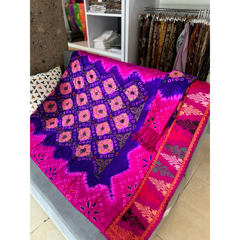 Sutra Jumputan Tumpal Songket Set SelendanG SGR