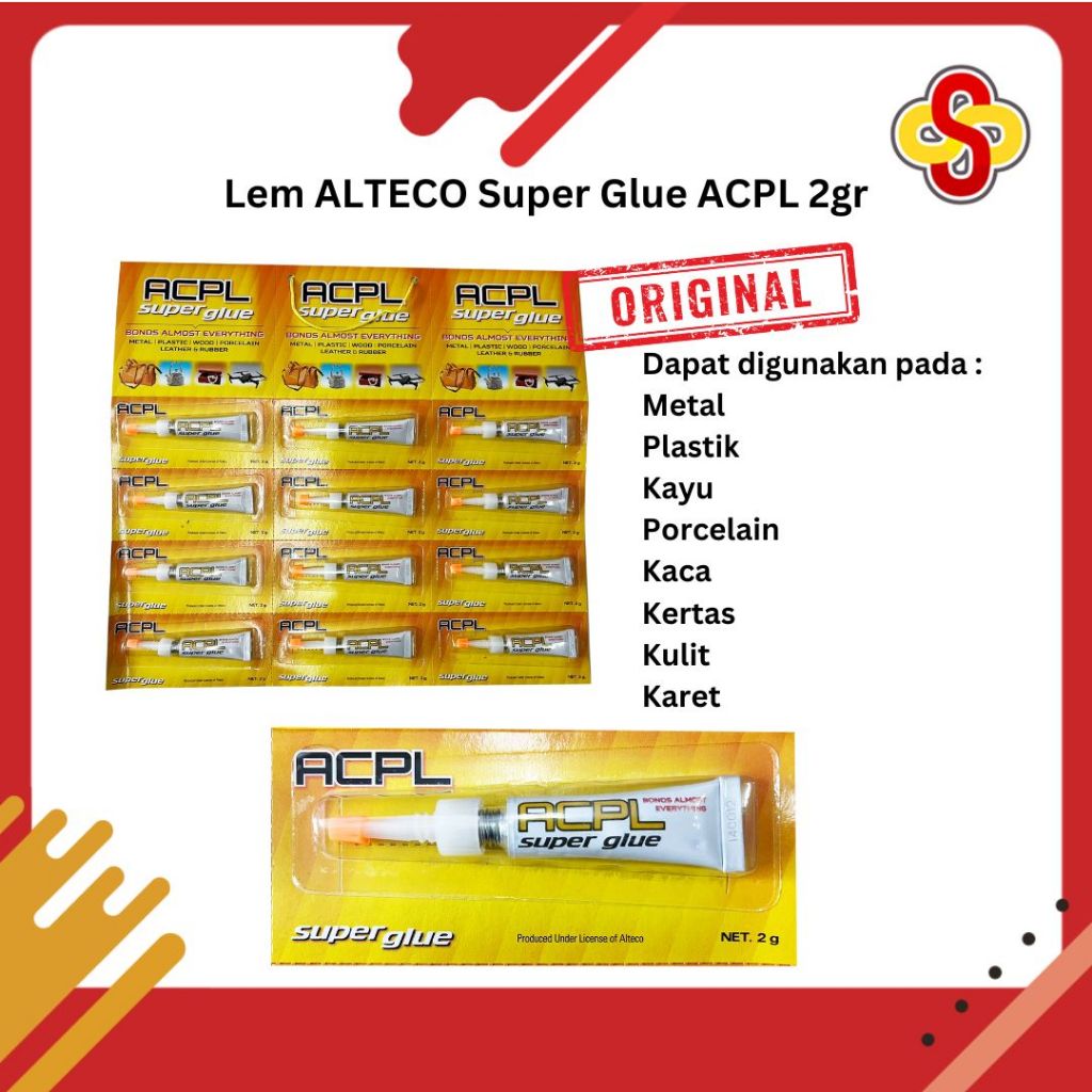 

Lem ALTECO ACPL Super Glue 2 gr