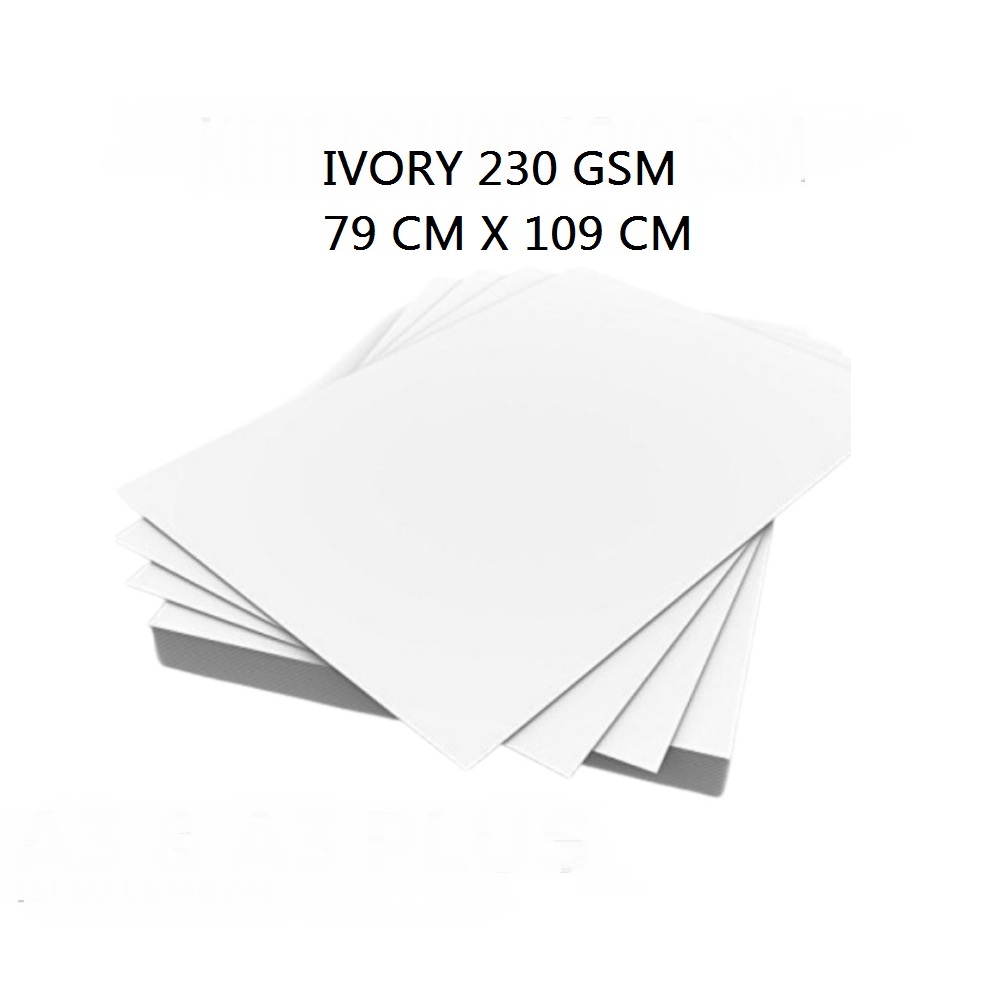 

IVORY 230 GSM 79 CM X 109 CM