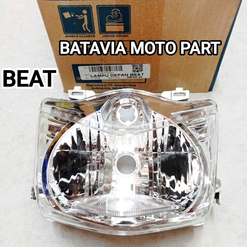 REFLEKTOR LAMPU DEPAN SET MIKA LAMPU DEPAN WIN BEAT KARBU OLD LAMA
