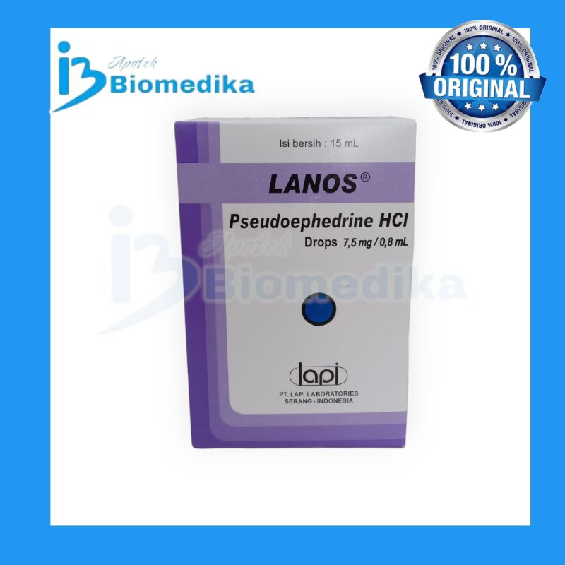 LANOS DROP 15ML OBAT PILEK BAYI