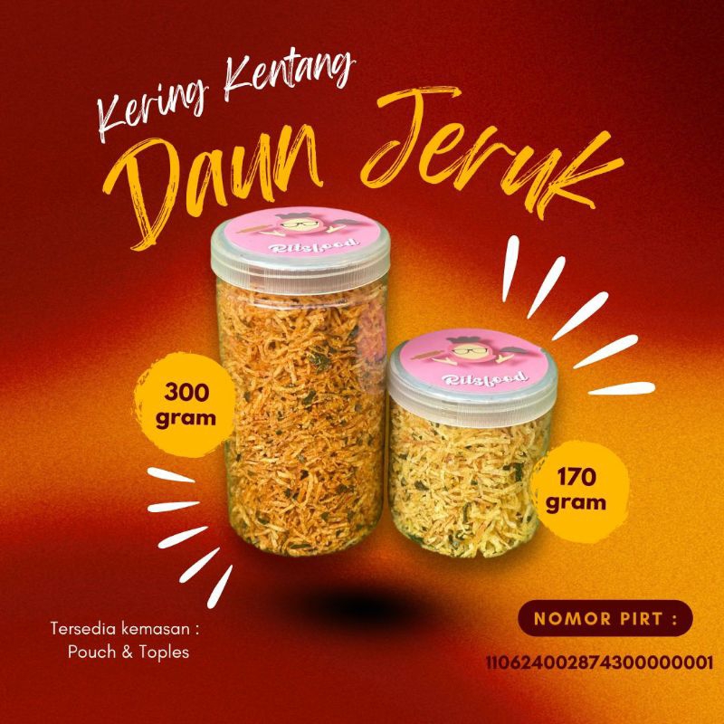 

KERING KENTANG DAUN JERUK (SATUAN