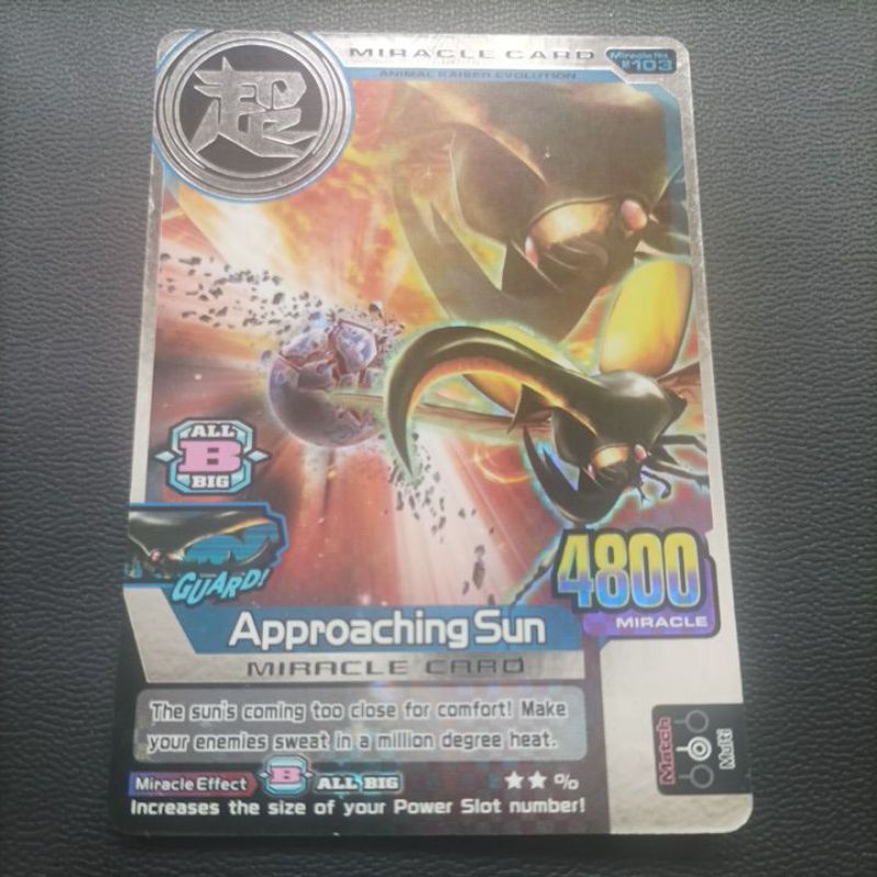 ANIMAL KAISER MIRACLE SILVER APPROACHING SUN EVO 2 SINGLE CARD