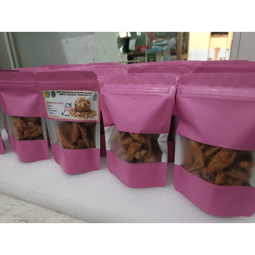 

Baskring Baso goreng yang digoreng garing dan dikeringkan serta dibumbui sesuai selera lidah kita