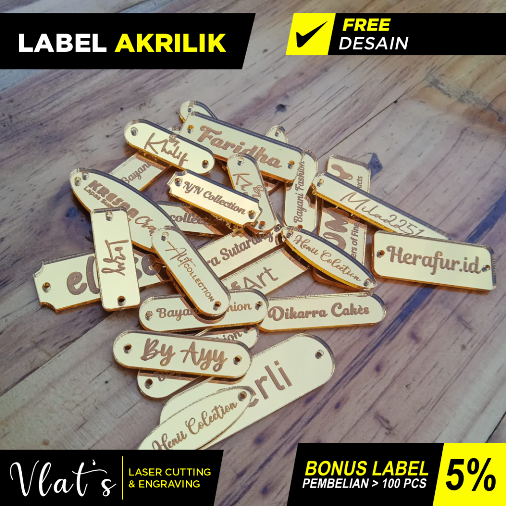 

Label Akrilik Label Hijab Label Nama Label Pakaian Label Custom Label Pakai Nama Sendiri